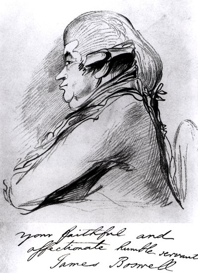 James Boswell, c.1790-95 by Thomas Lawrence